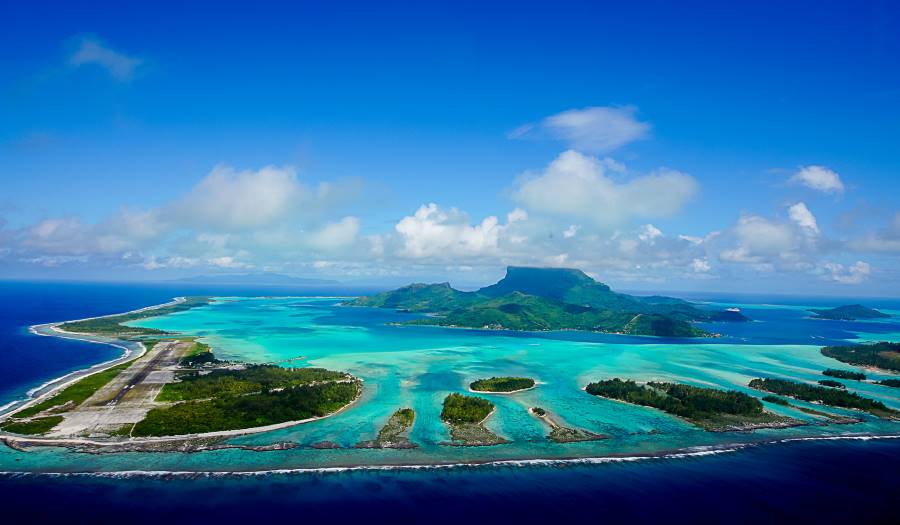 Utazási és repülőjegy vásárlási információk Bora Borára, Francia  Polinéziába látogatáshoz